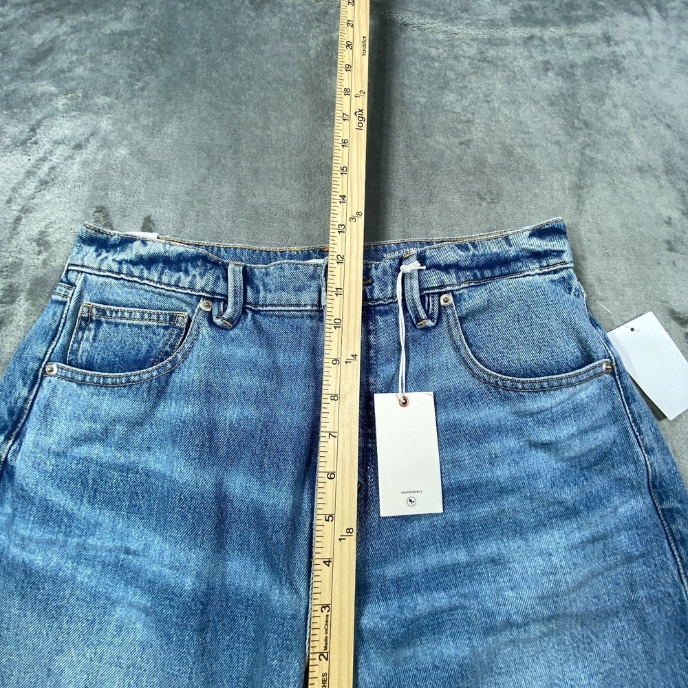 Good American Jeans Womens 2 26 Baggy Low Rise Wide Leg Straight Standard NEW - Picture 5 of 9